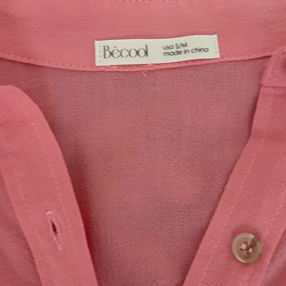 Pink Button-Down Shirt - Picture 4 of 6